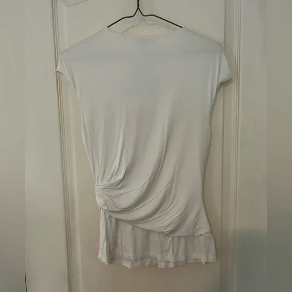 Max Mara Cream Drape Top - Picture 5 of 8